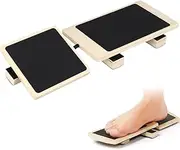Wzenclave Premium Wooden Yoga Trainer Foot Stretcher Ankle Foot Strengthener Balance Board Exerciser for Sprained Ankle Single Leg Balance Stability Training Plantar Fasciitis Relief Physical Therapy