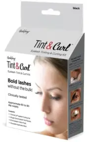 (AS IS) Godefroy Tint & Curl Eyelash Tinting & Curling Kit Black