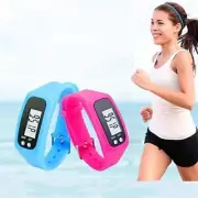 Portable LCD Run Step Calorie Counter Speed Distance Watch Bracelet Pedometer