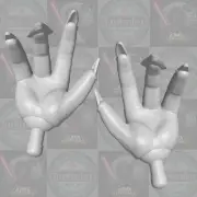 Plo Koon Jedi Master custom hands v3 for 1:6 1:10 1:12 & 1:18 action figures