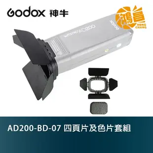 GODOX 神牛 AD200-BD-07 四頁片及色片套組 公司貨 適用AD200 棚燈型燈管燈頭【鴻昌】