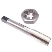 US Stock HSS M18 x 2mm Tap & M18 x 2mm Hexagon Die Metric Thread Right Hand Set