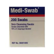 Medi-Swab Alcohol Wipes 200 Pack