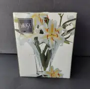 NIB Gorgeous Brand New Mikasa 24% Lead Crystal Swing Frost Vase 9.5" W/ Tag
