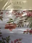 NIP Ralph Lauren Brittany Floral White Pink Green Cloth Table Runner, 72 Inch