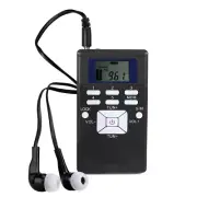 Mini Portable DSP Stereo FM Radio Digital wristwatch Receiver for