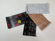 Vintage ACME Studio Printed Leather Samples CHARLES EAMES - FRANK LLOYD WRIGHT