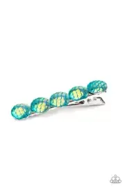Paparazzi MESMERIZINGLY MERMAID blue HAIR CLIP