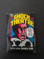 1976 Topps Shock Theatre Rare Factory Sealed Wax Pack