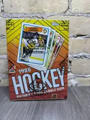 1988-89 Topps NHL Hockey Wax Box 36 Unopened Wax Packs Sealed BBCE Wrapped