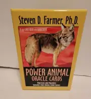 Power Animal Oracle Cards Steven Farmer Ph. D. Animal Spirit Guides New