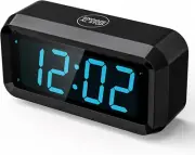 Alarm Clock,Digital Alarm Clock for Bedrooms,Battery Operated Clock,Adjustable 3