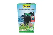 Tetra Whisper Internal Power Filter 5 To 10 Gallons, For aquariums, In-Tank Filtration With Air Pump, Black