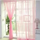 Curtain Voile 2m * 1m Decoration Divider Door Drape Tulle Ornament Room