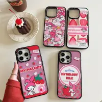 在飛比找蝦皮購物優惠-CASE可愛草莓美樂蒂iPhone15ProMax蘋果手機殼