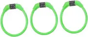 DOITOOL 3pcs French Door Fridge Password Lock Boys and Girls Refrigerator Lock Cabinet Handles