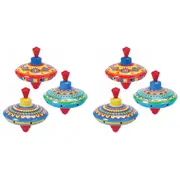 2PK Schylling Mini Tin Tops 5.5cm Sensory/Fidget Spinning Kids Toy Asst. 3y+