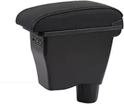 Car Arm Rest for Smart Fortwo Armrest Box Double Layer for Mercedes for Benz for Smart Fortwo Armrest Box with USB Central Armrest Console