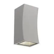 Dash Modern Wall Lamp Light Metal Silver Powder Coated