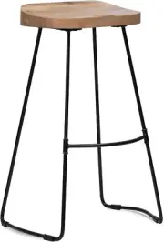 Bar Stool - Perrin Bar Stool. Exclusively Designed Hand Crafted Barstools Solid