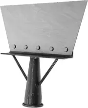 GANAZONO Metal Garden Spade Cleaning Scraper for Waste Removal Tool Digging Farm Ice Cleaning Garden Landscaping Poultry Maintenance