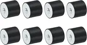 uxcell 8Pcs 40 x 35mm M10 Thread Female Rubber Mounts, Vibration Isolators, Replaces Anti Vibration Pads Flat Silent Block Base Block