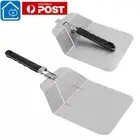 1/2PCS Stainless Steel Pizza Peel Shovel Spatula Baking Tray Cake Lifter Paddle