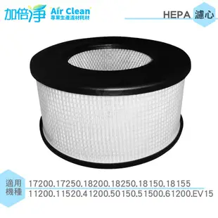 【加倍淨】HEPA濾心 適用Honeywell 空氣清淨機18200/17200/61500/51500規格同21500