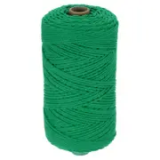 Natural Macrame Cord 2mm x 219 Yards Cotton Macrame Rope, Emerald Green
