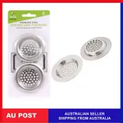 2 NEW Sink strainer Kitchen Waste Plug Drain Filter Basket Drainer