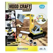Boyle Wood Craft Project Kit Excavator Kids/Children DIY Build Activity 9y+