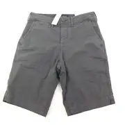 American Eagle Next Level Flex Mens Size 26 Gray Classic Chino Shorts #7442