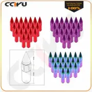 20 Pcs Size M12 x1.5 Red/Purple/Neo Chrome Arrow Style Racing Lug Nuts For Honda (for: Honda)