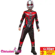Child Ant-Man Quantuma Costume Boys Kids Superhero AntiMan And The Wasp Jumpsuit