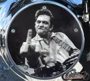 HARLEY DAVIDSON 2019+ SOFTAIL DERBY CLUTCH COVER JOHNNY CASH