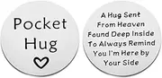 Sympathy Gifts for Loss of Loved One Double Sided Pocket Hug Token in Memory of Loved One Gifts Pocket Token Memory Gifts for Loss Loved Ones Remembrance Gifts for Women Men Pocket Hug Coin