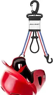 Weqizuerqi Baseball Gear Hanger, Portable Softball Bag Hook Baseball Bat Holder, Glove Organizer Multipurpose Helmet Hanger for Outdoor Activities