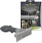 FURminator Grooming Rake for Dogs & Cats Thick Fur - Removes Loose hair Tangles