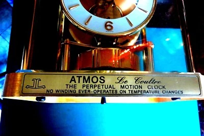 CLASSIC DESIGN A JAEGER LECOULTRE ATMOS PERPETUAL MOTION CUSTOM PLAQUE FOR ATMOS
