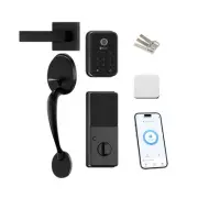 Fingerprint Door Lock Smart Locks for Front Door Keyless Entry Door Lock Hand...