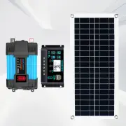 6000W Solar Panel Sets Solar Power Inverter Generator 100A Home 110V Grid SystDR