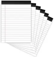 Nichela 10 Packs of Legal Ruled Pads 4x6 Legal Pads with 18-Line Small Legal Pads Mini Legal Note Pads Non-Penetrating Paper, Perforated Writing Pad for School, Office, Business