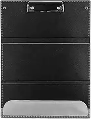 Nursing Clipboard Foldable Handheld Folders Portable Wr Board 3 Layers Secure Paper for Ducuments Office Supplies for Doctors Students - Black