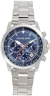 [Michael Kors] Cortlandt Men's Watch, Stainless Steel Chronograph Watch for Men with Steel or Leather Band