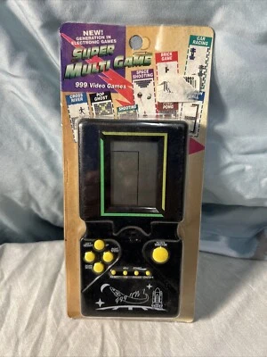 Vintage 999 Electronic Handheld Space Game Rocket 1980s Shuttle 999 Video Games