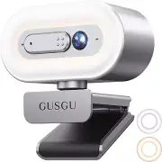G920 2K Quad HD Webcam for PC, Auto Focus, with Microphone & Light & Privacy Cov
