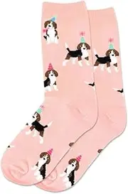 [Hot Sox] Kid's Party Beagle Socks 1 Pair