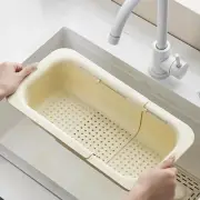Colander Strainer over The Sink Kitchen Gadgets Home Colander Extendable