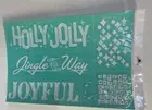 NEW “Holly Jolly Retro” Chalk Couture Chalk Transfer Stencil Size C
