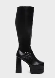 [Lamoda] Wide Fit Fixed Up Knee High Boots